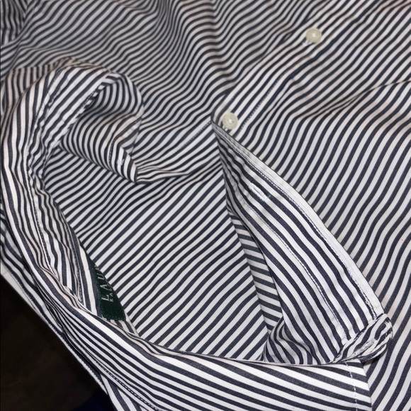 Ralph Lauren Classic Black and White Striped women’s Shirt - Picture 14 of 14
